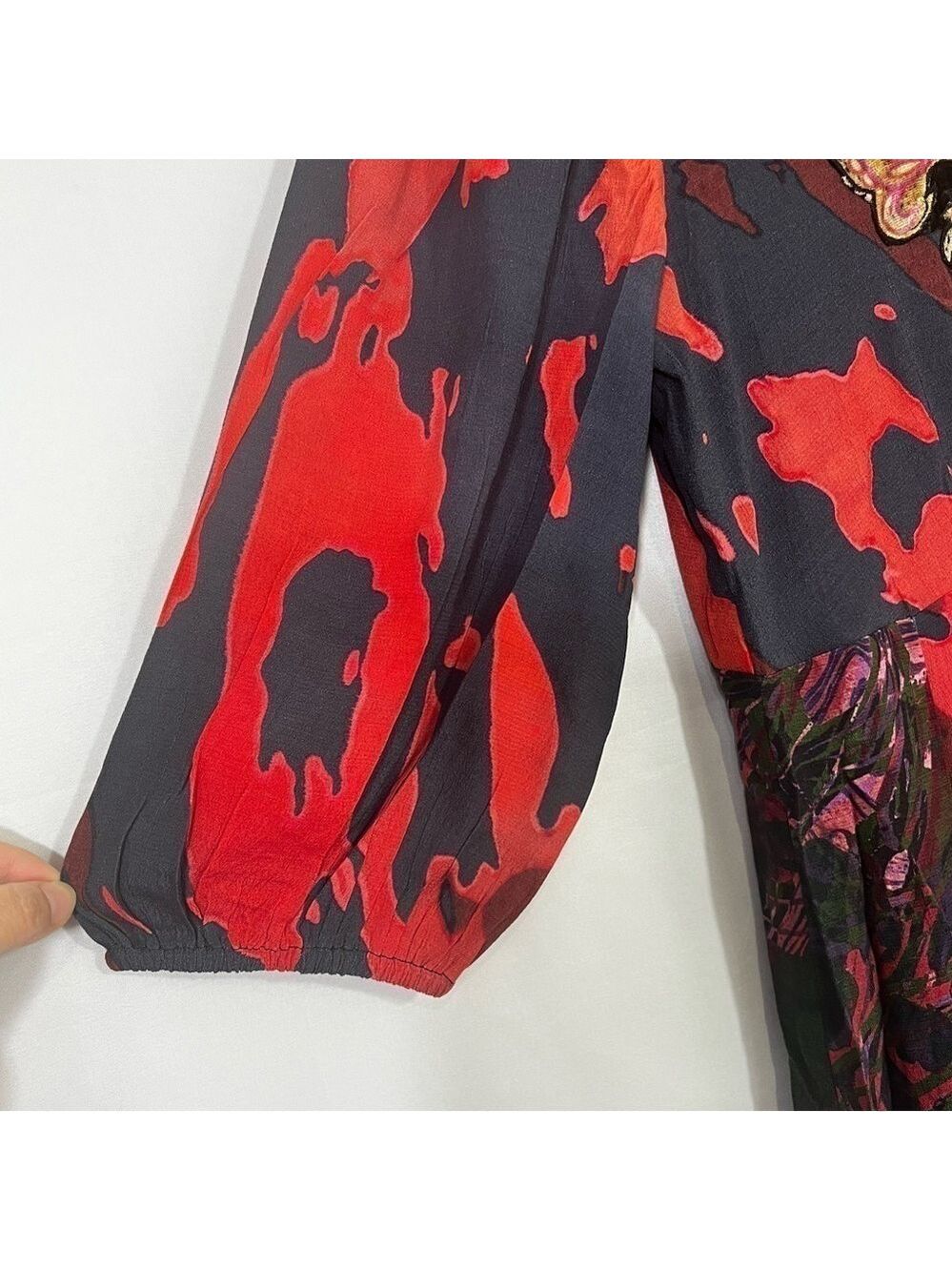 Soft Surroundings Boho Velvet Front Epiphany Maxi Dress Size 6 New - Picture 6 of 15